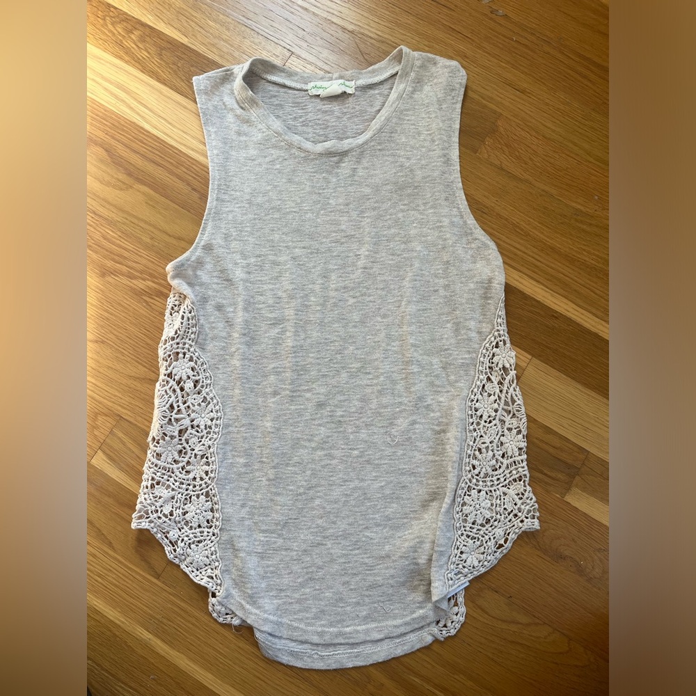Staring at Stars Boho Tank with Crochet Sides